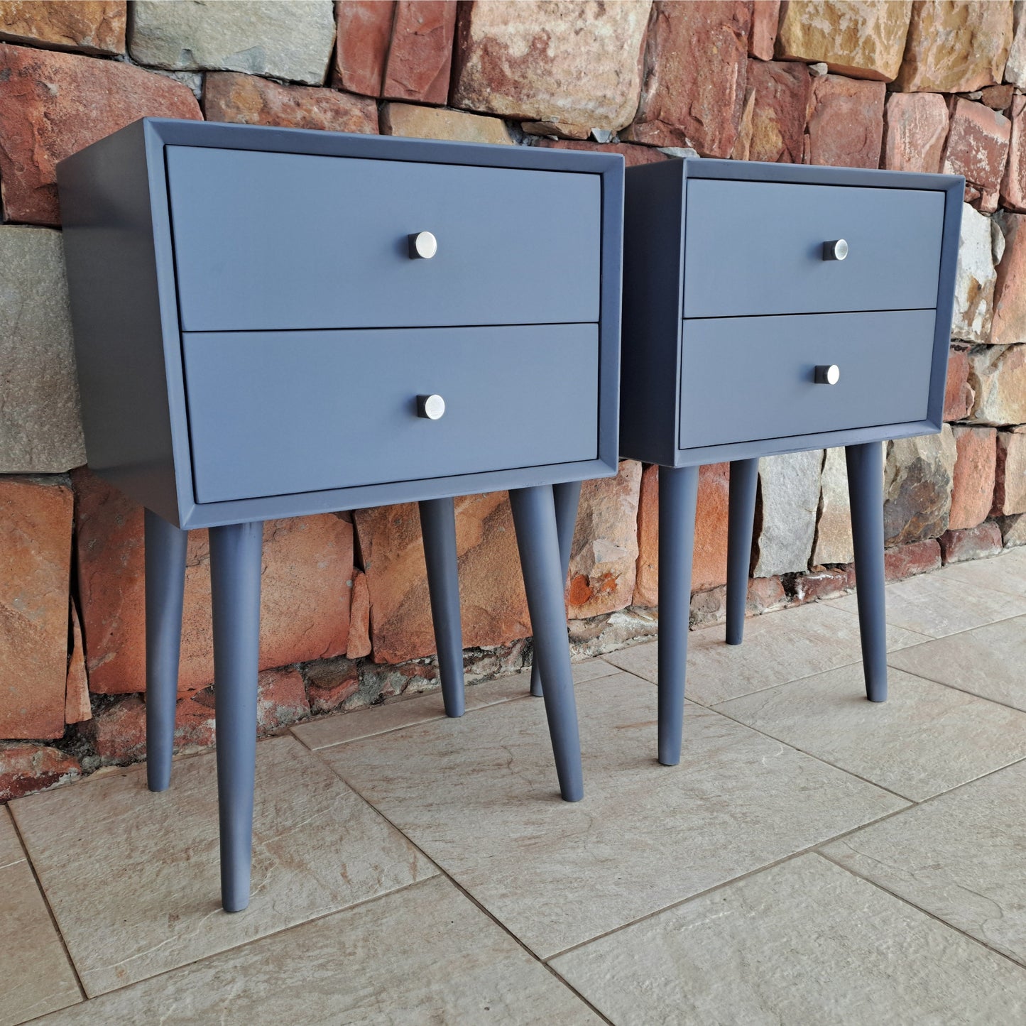 Grey Retro Pedestal