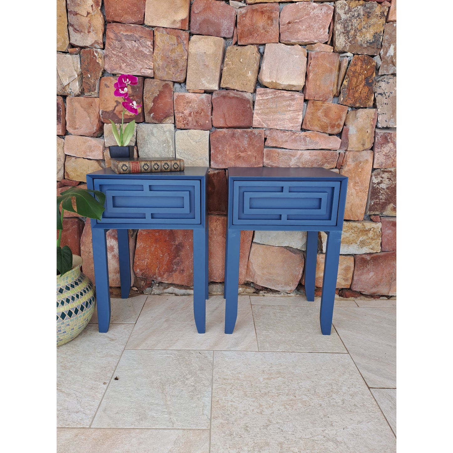 Japanese Deep Blue Pedestal