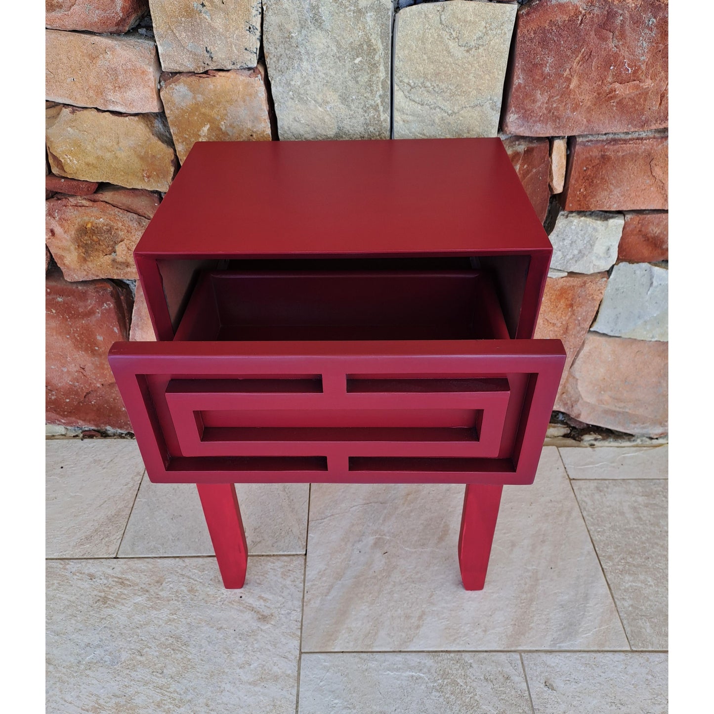 Japanese Blossom Red Pedestal