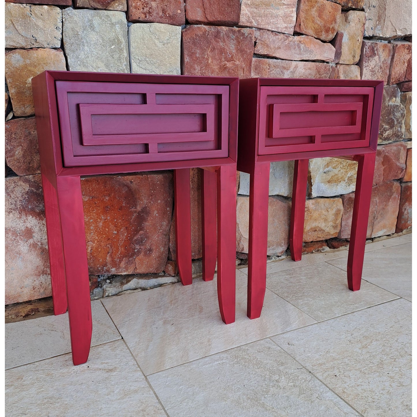Japanese Blossom Red Pedestal