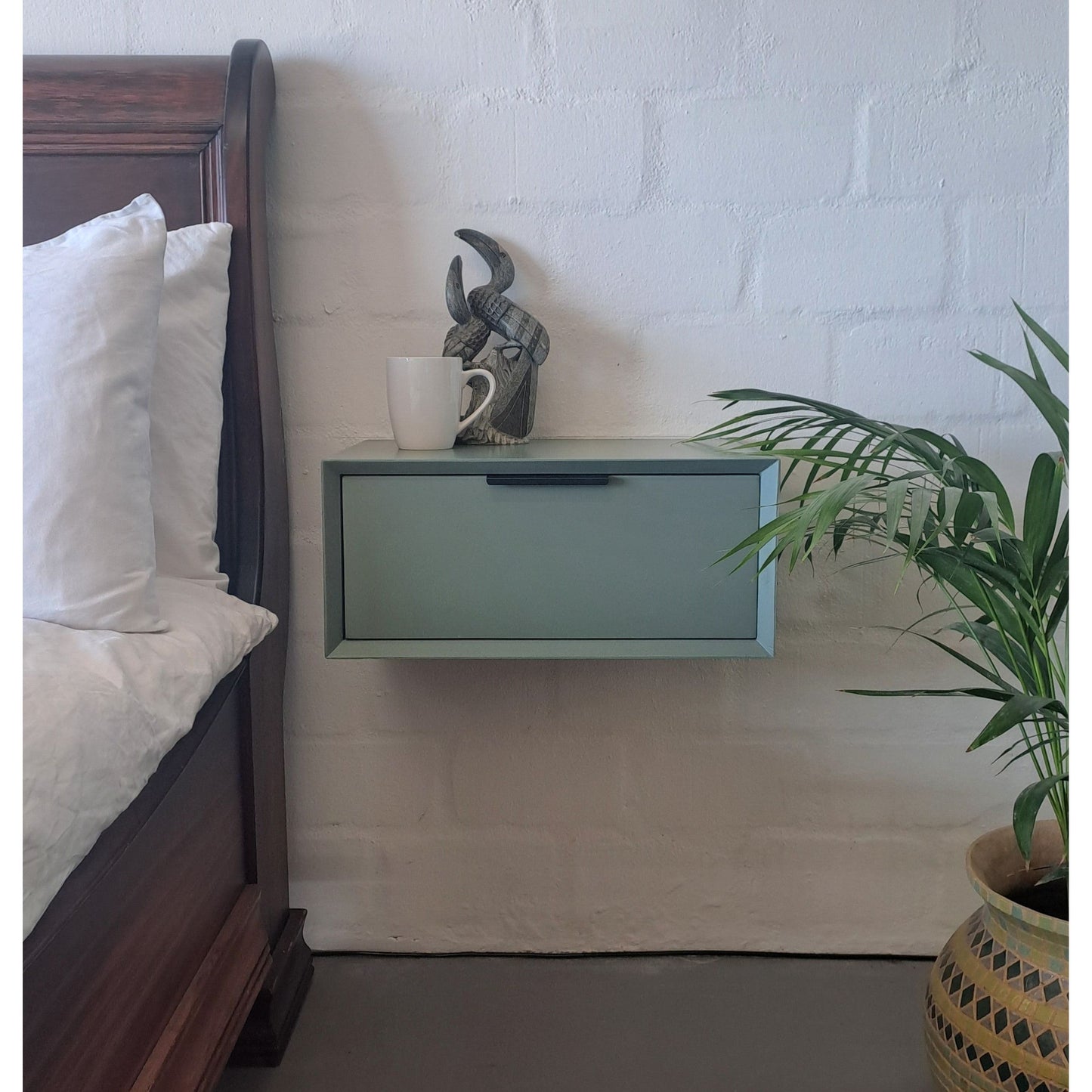 Floating Soft Green Pedestal