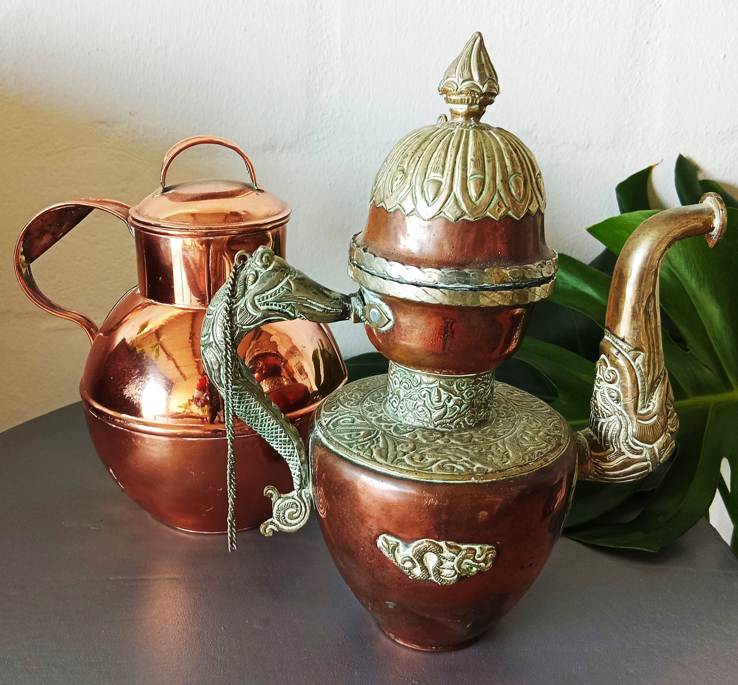 Collection of Copperware including Turkish Pot