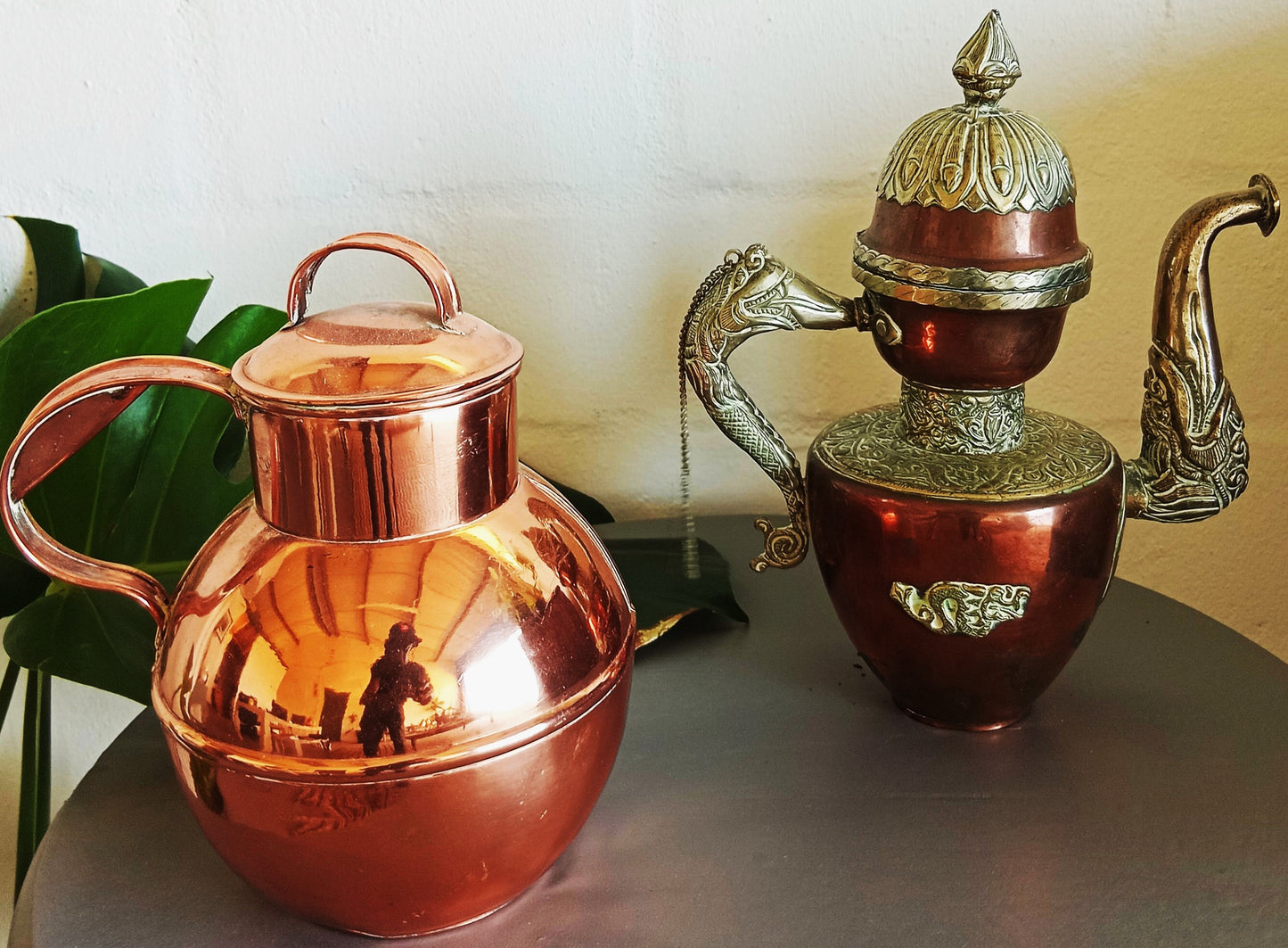 Collection of Copperware including Turkish Pot