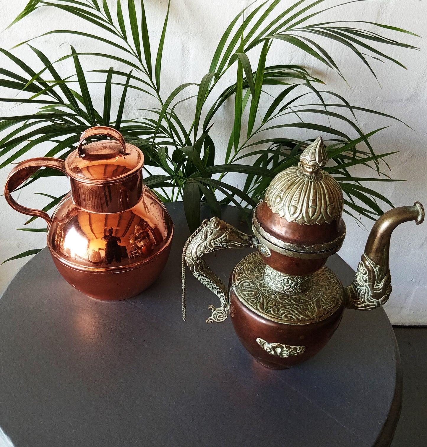 Collection of Copperware including Turkish Pot