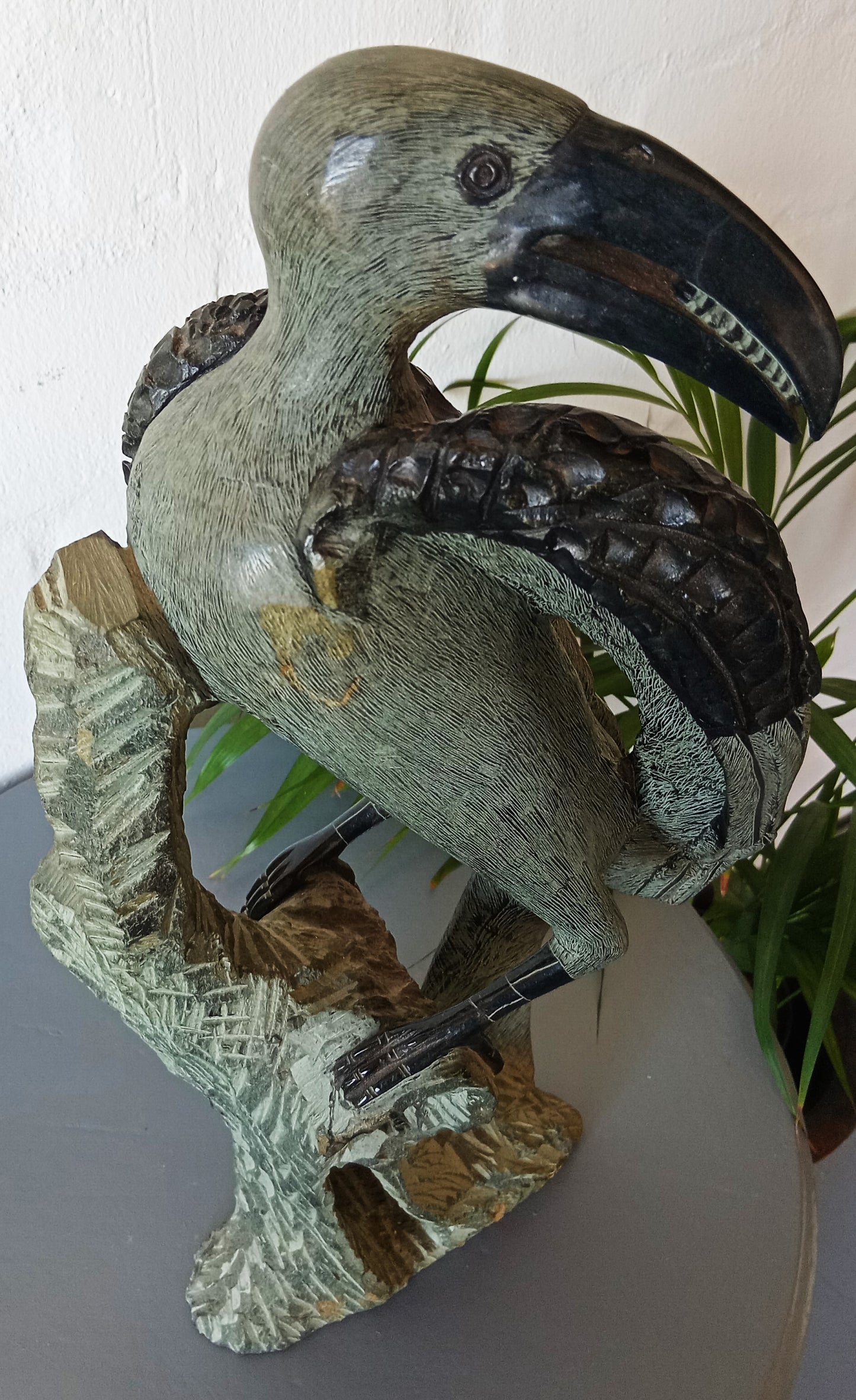 Two Sculptural Stoneware Birds
