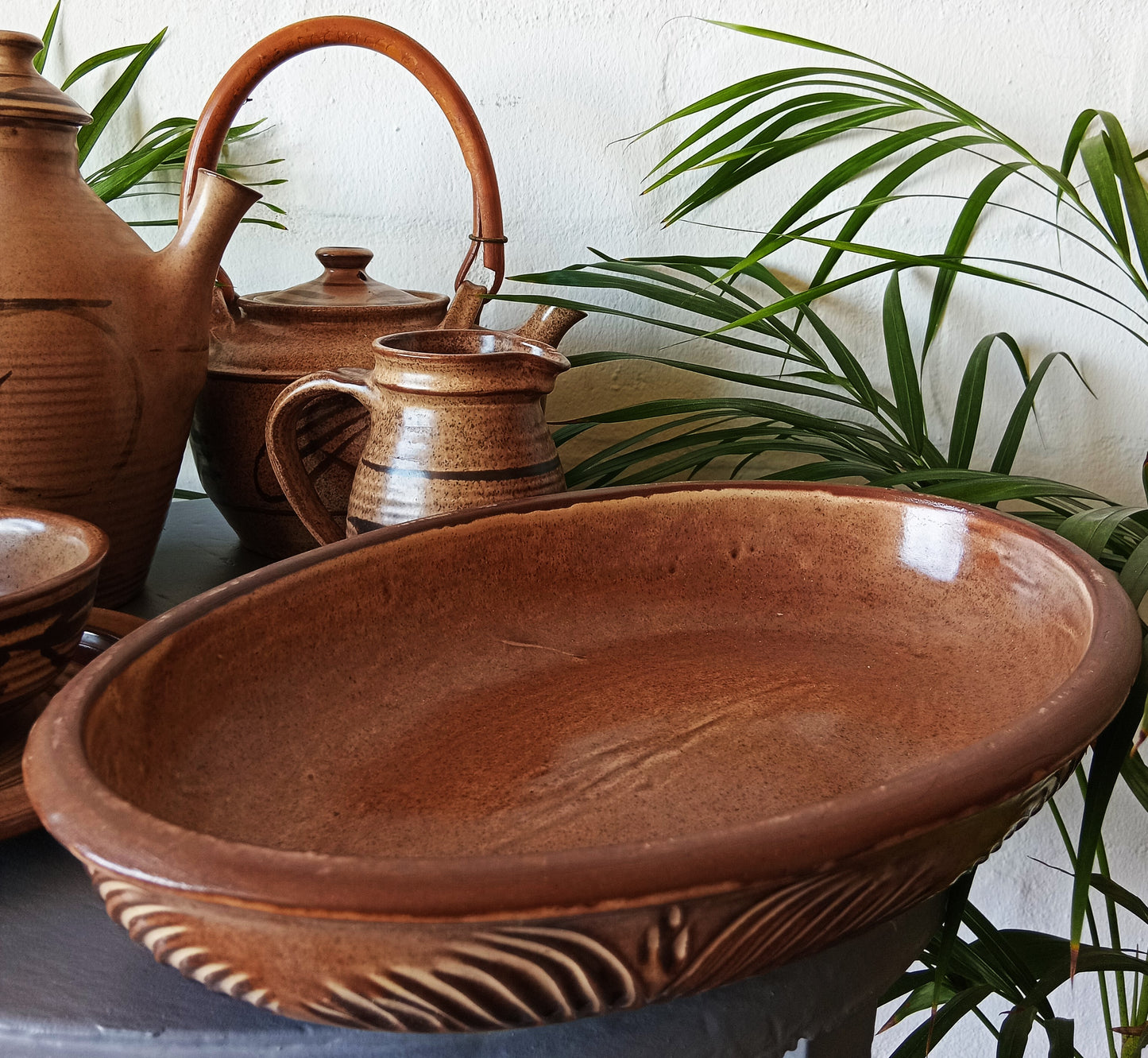 Vintage Earthen Ceramic Crockery Set