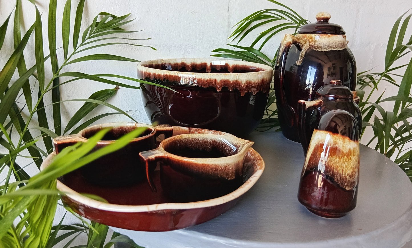 Pfaltzgraff Brown Drip Glaze Ceramic Home Ware