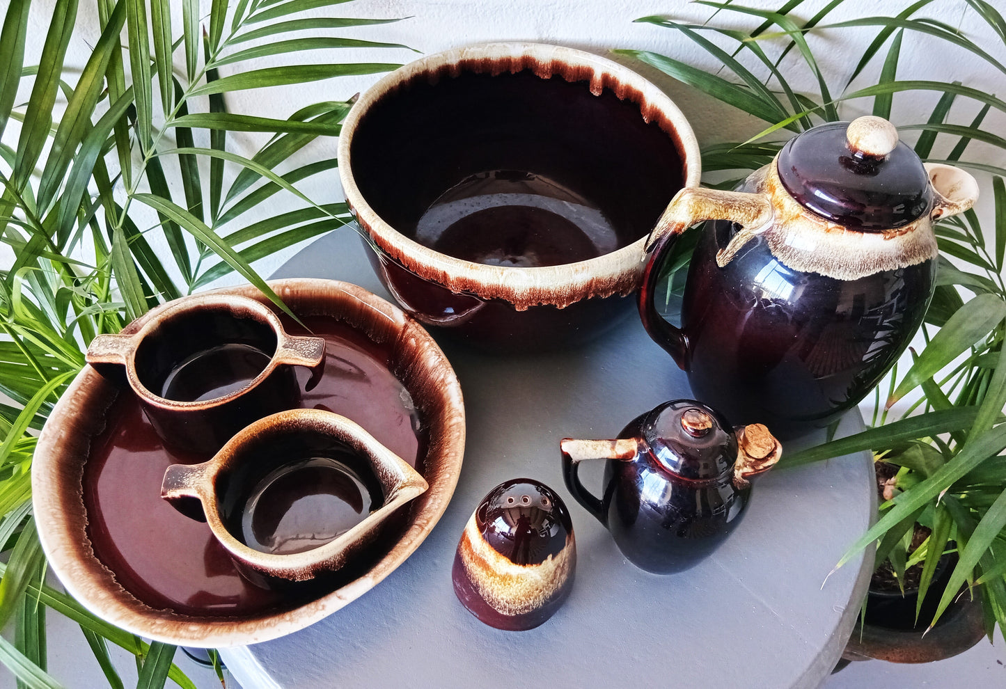 Pfaltzgraff Brown Drip Glaze Ceramic Home Ware