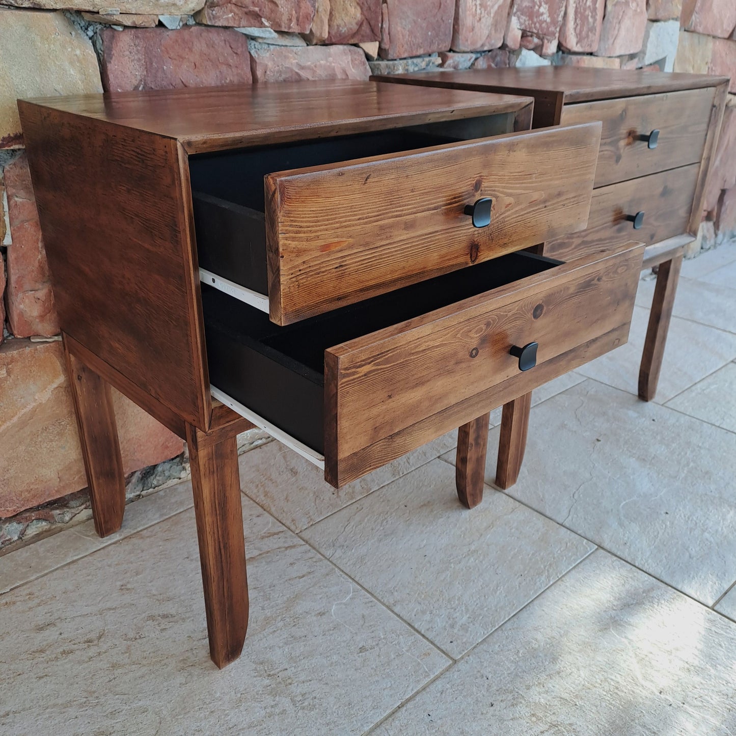 Natural Wood Modena Pedestals