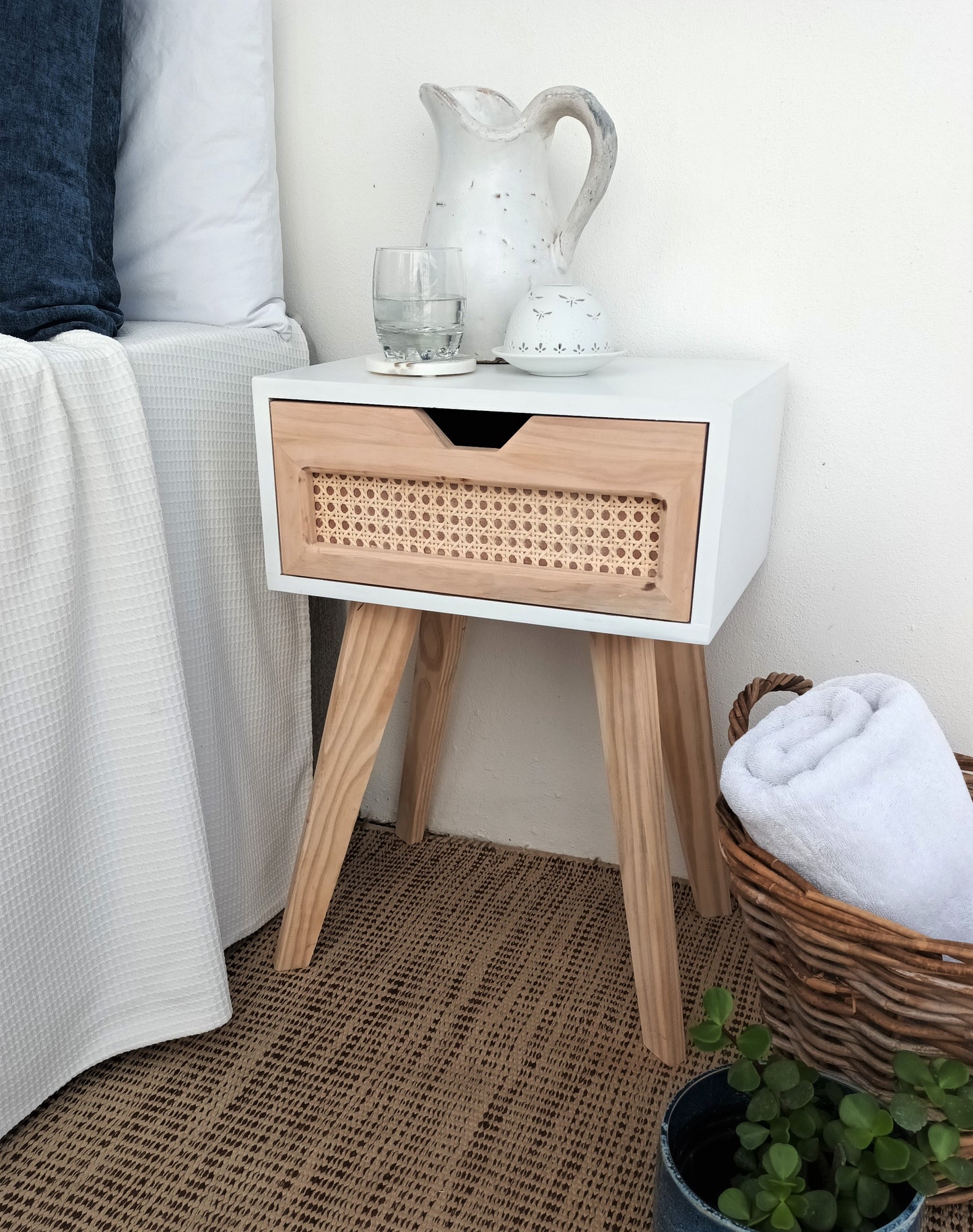 White Rattan Sorento