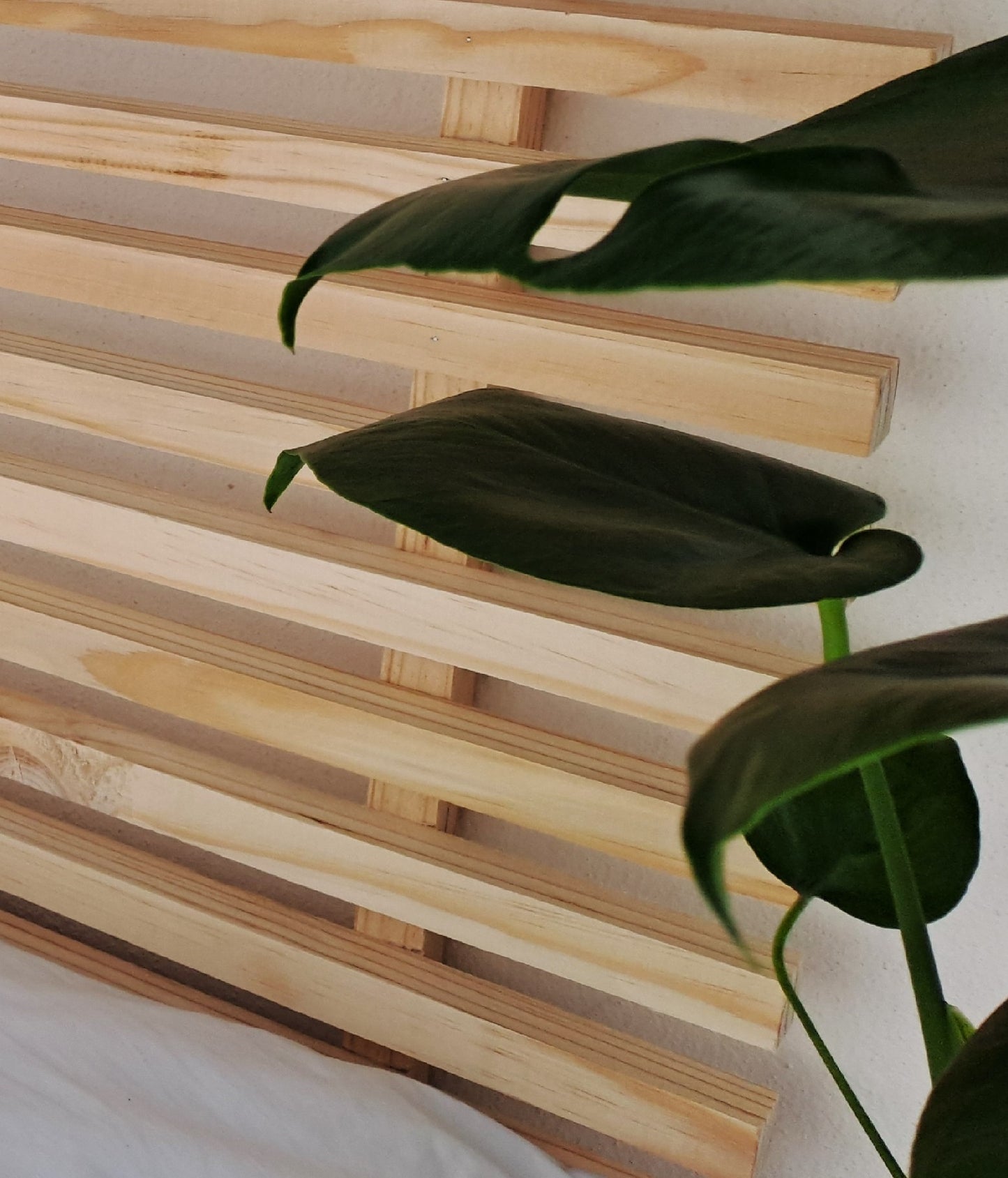 Slatted Wooden Headboard