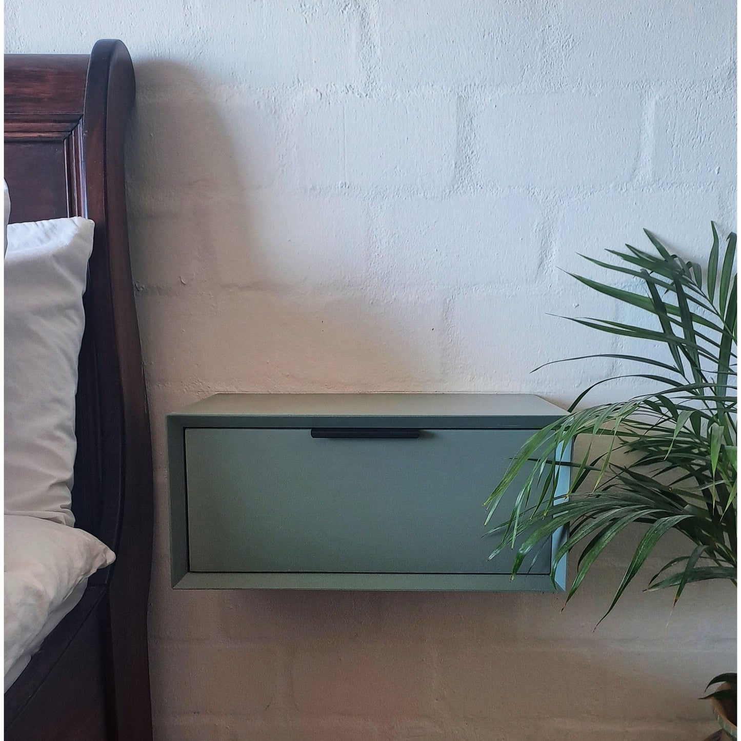 Floating Soft Green Pedestal