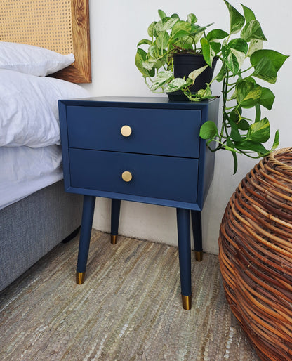 Gold Capped Soft Green Retro Pedestal