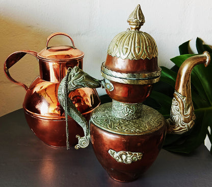 Collection of Copperware including Turkish Pot
