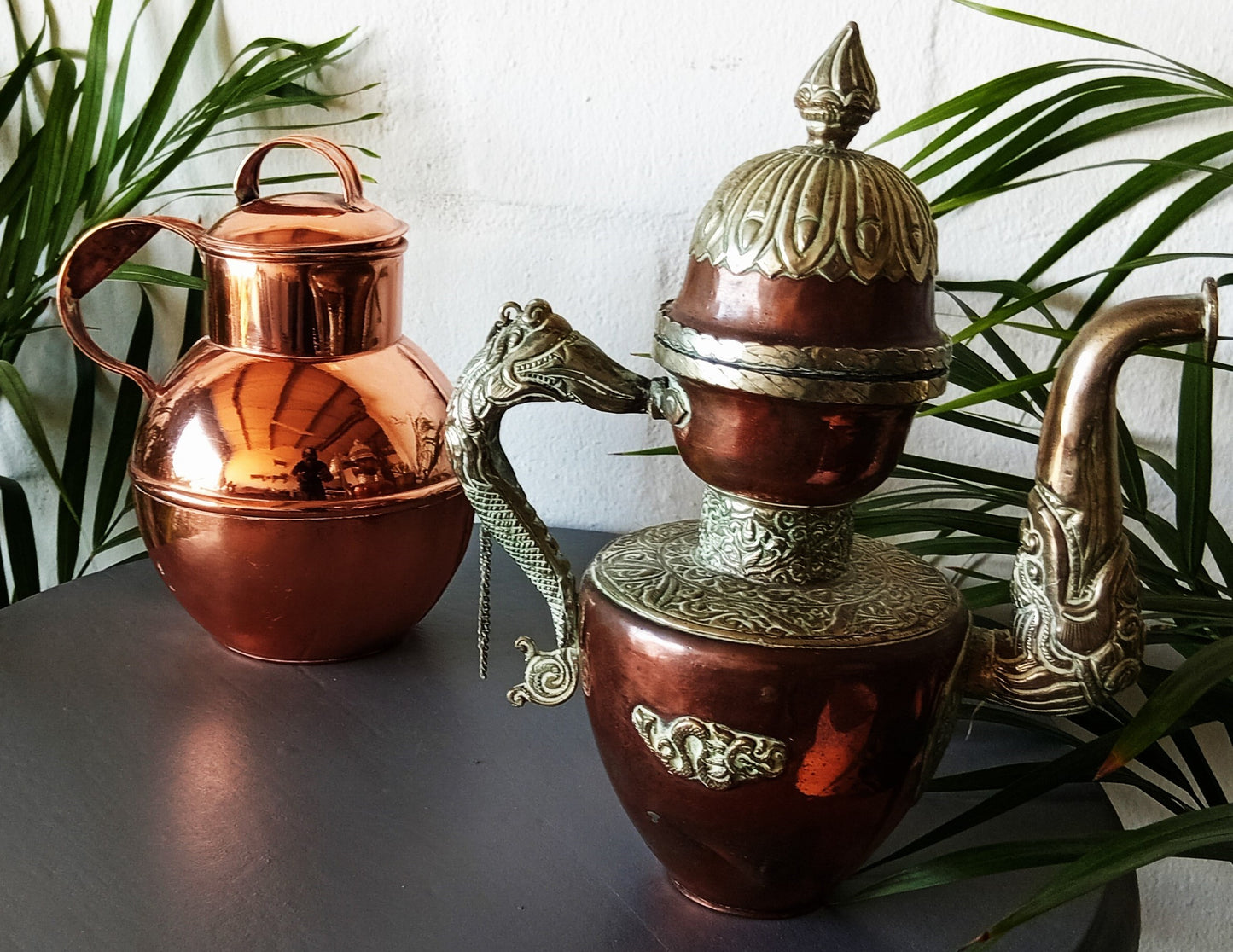 Collection of Copperware including Turkish Pot