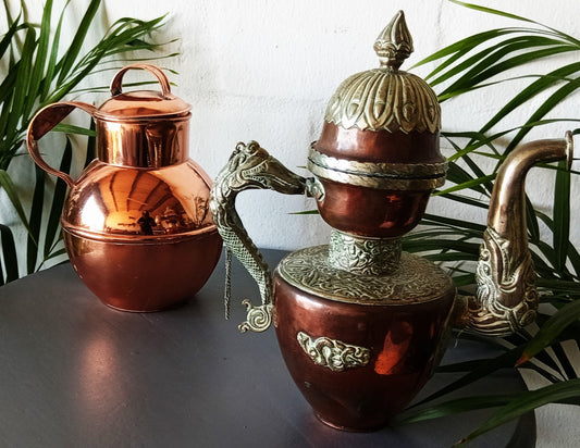 Collection of Copperware including Turkish Pot