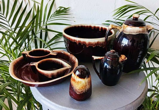 Pfaltzgraff Brown Drip Glaze Ceramic Home Ware