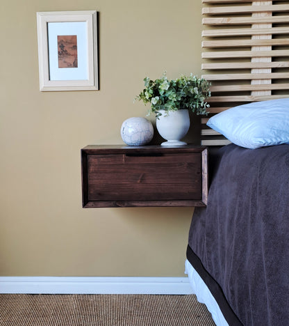 Dark Brown Floating Pedestal