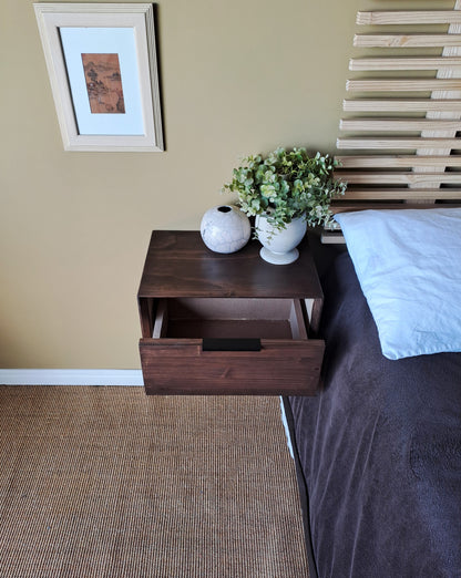 Dark Brown Floating Pedestal