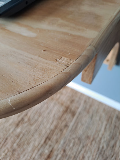 Natural Wood Floating Drop Desk