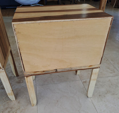 Bespoke Pair of Solid Blackwood 2 x Drawer Pedestals