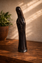 Hand-Carved Ebony Madonna Figure