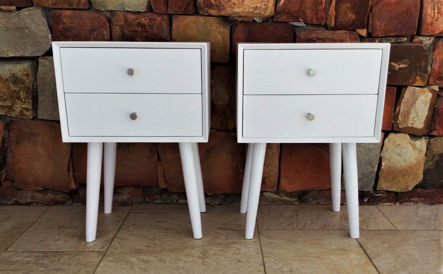 White Retro Table